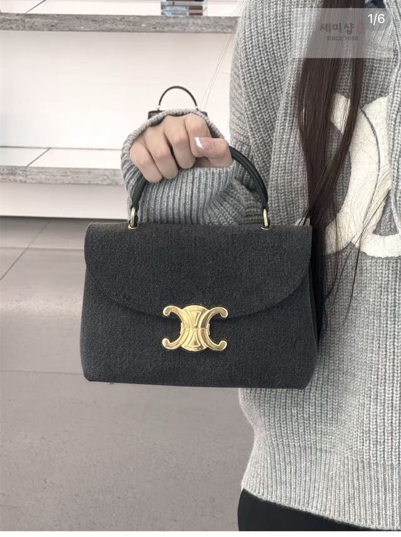 셀린느 셀린느 틴 니노 백 블랙 데님 118112 Bag 7번 이미지