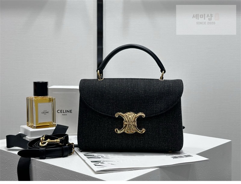셀린느 셀린느 틴 니노 백 블랙 데님 118112 Bag 6번 이미지