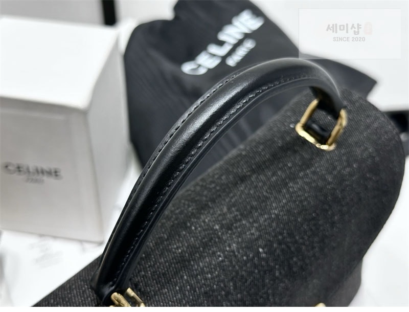셀린느 셀린느 틴 니노 백 블랙 데님 118112 Bag 5번 이미지