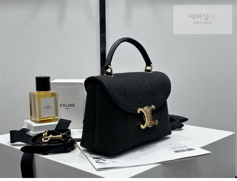 셀린느 셀린느 틴 니노 백 블랙 데님 118112 Bag 15번 이미지