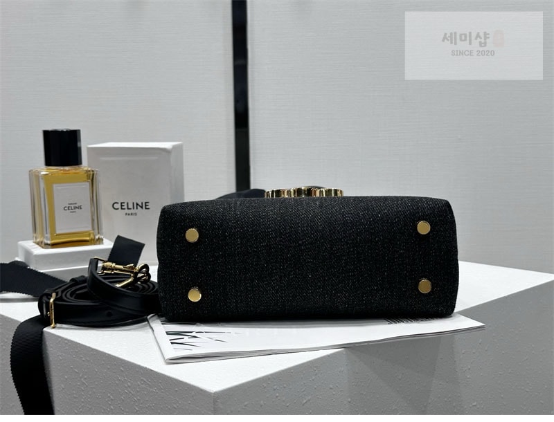 셀린느 셀린느 틴 니노 백 블랙 데님 118112 Bag 16번 이미지