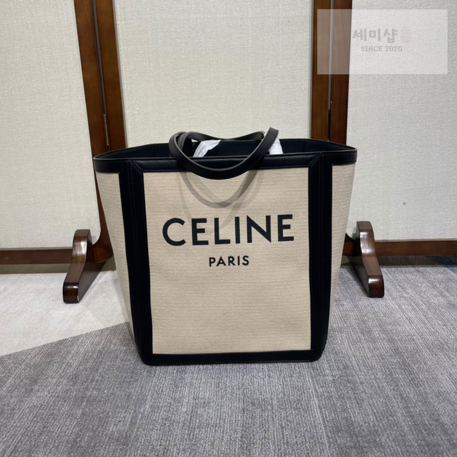 C E L I N E 셀린 카바스 스퀘어 라지 바닐라 숄더 백 27*31*26CM Bag 2번 이미지