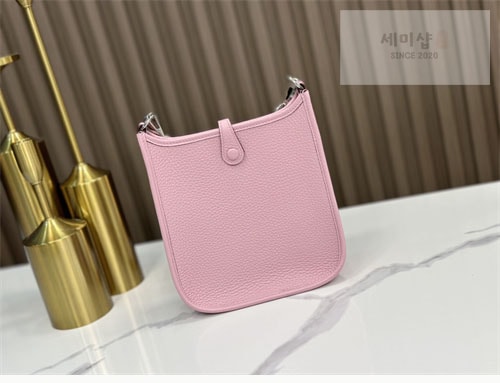 Hermes 에르메스 미니 에블린 16 Mini Evelyne 16 로즈 Bag 4번 이미지