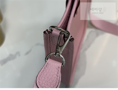 Hermes 에르메스 미니 에블린 16 Mini Evelyne 16 로즈 Bag 8번 이미지
