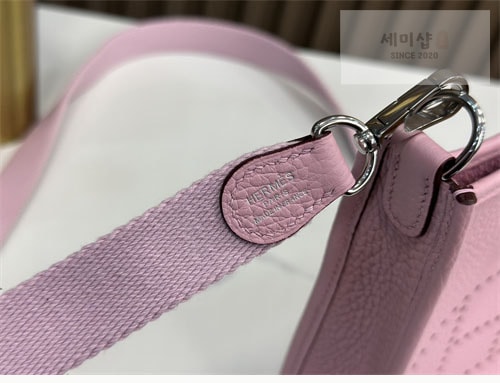 Hermes 에르메스 미니 에블린 16 Mini Evelyne 16 로즈 Bag 13번 이미지