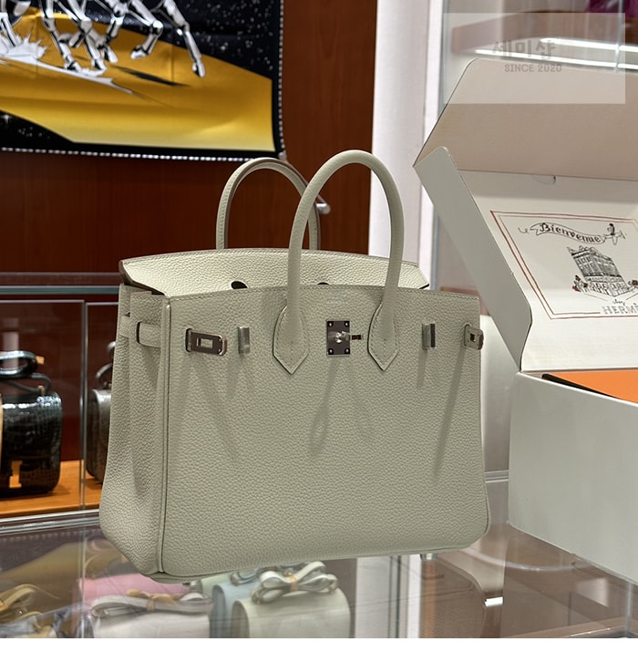 Hermes 에르메스 버킨백 25 토고 은장 Bag 10번 이미지