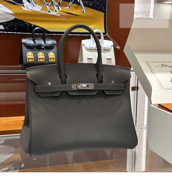 Hermes 에르메스 버킨백 25 토고 은장 Bag 4번 이미지