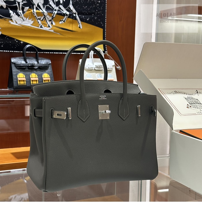 Hermes 에르메스 버킨백 25 토고 은장 Bag 9번 이미지