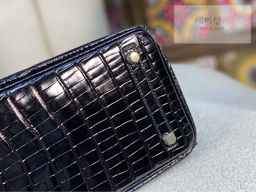 Hermes 에르메스 버킨 25 악어가죽 Bag 19번 이미지