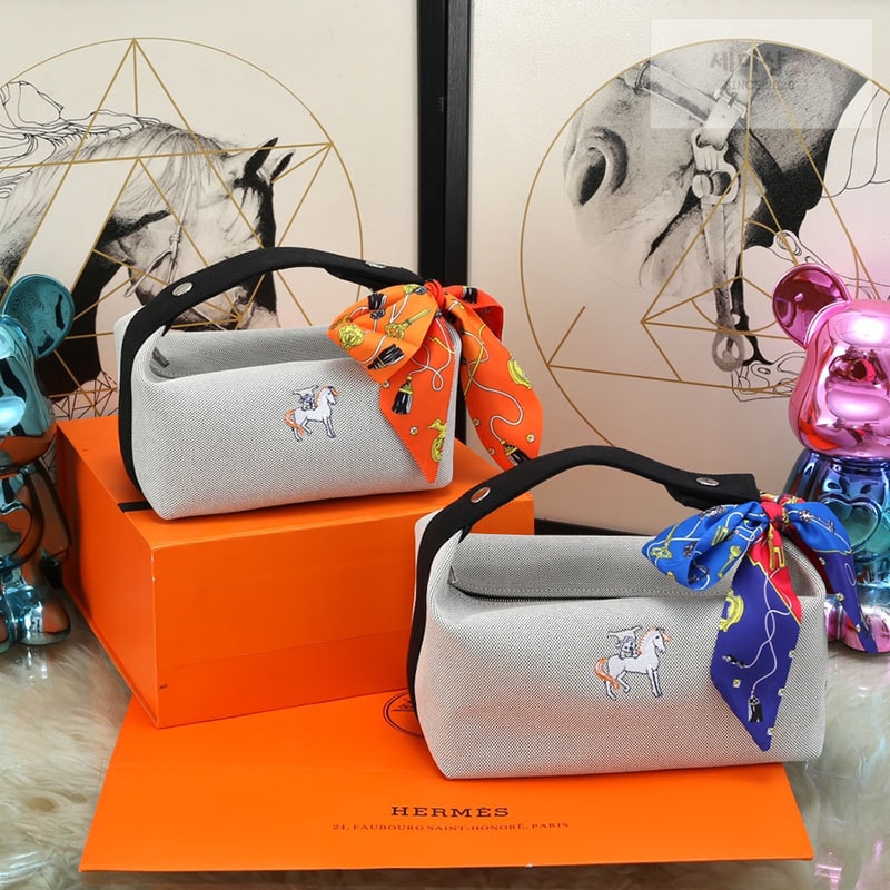 Hermes 에르메스 브리드 어 브랙 PM , GM 반수공 Bag 8번 이미지