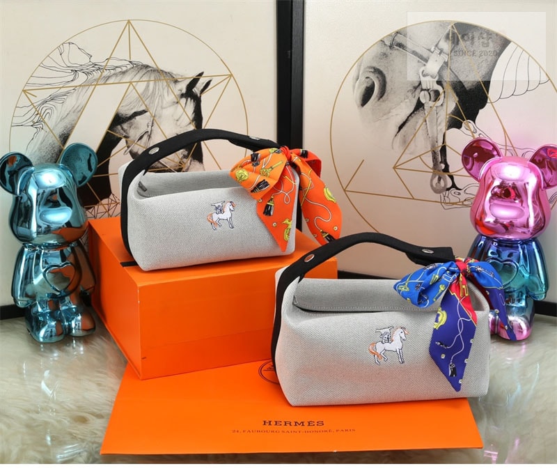 Hermes 에르메스 브리드 어 브랙 PM , GM 반수공 Bag 3번 이미지