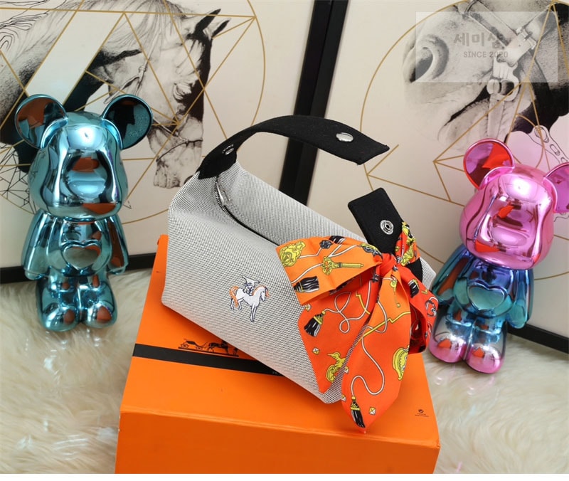 Hermes 에르메스 브리드 어 브랙 PM , GM 반수공 Bag 7번 이미지