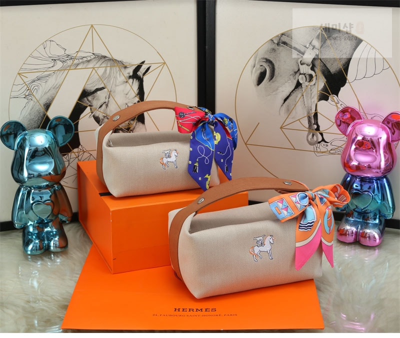 Hermes 에르메스 브리드 어 브랙 PM , GM 반수공 Bag 6번 이미지