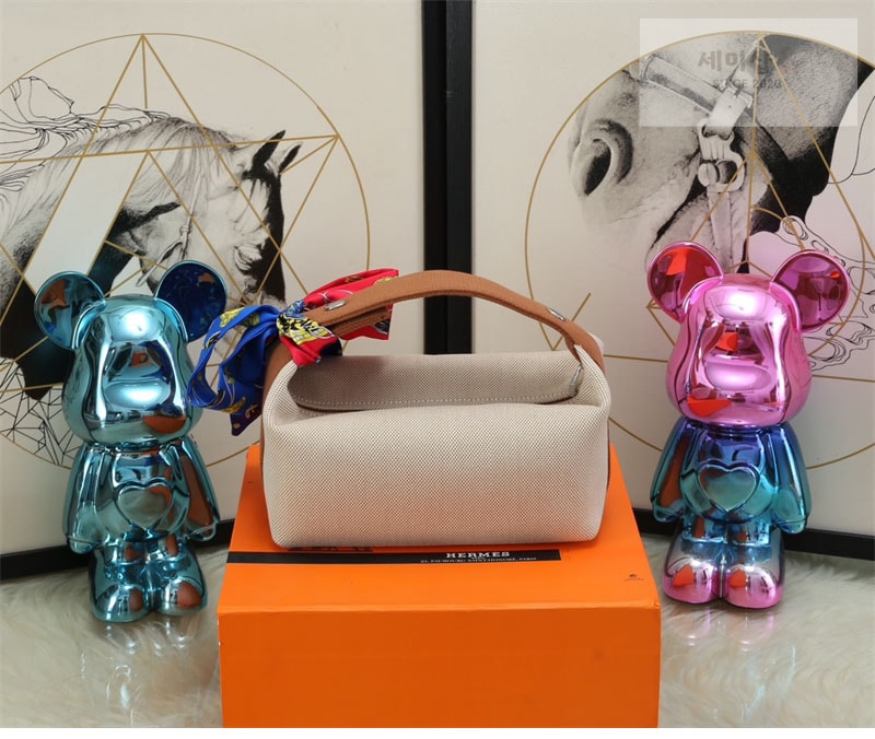 Hermes 에르메스 브리드 어 브랙 PM , GM 반수공 Bag 4번 이미지