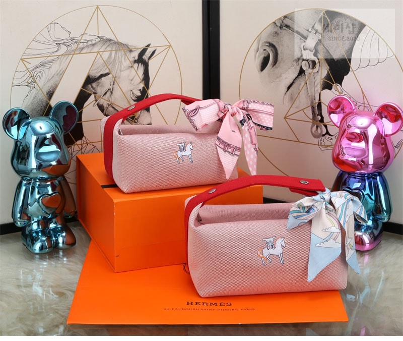 Hermes 에르메스 브리드 어 브랙 PM , GM 반수공 Bag 8번 이미지