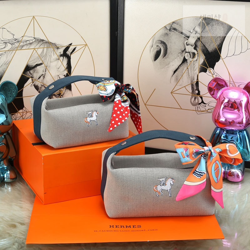 Hermes 에르메스 브리드 어 브랙 PM , GM 반수공 Bag 3번 이미지