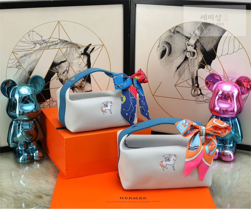 Hermes 에르메스 브리드 어 브랙 PM , GM 반수공 Bag 8번 이미지
