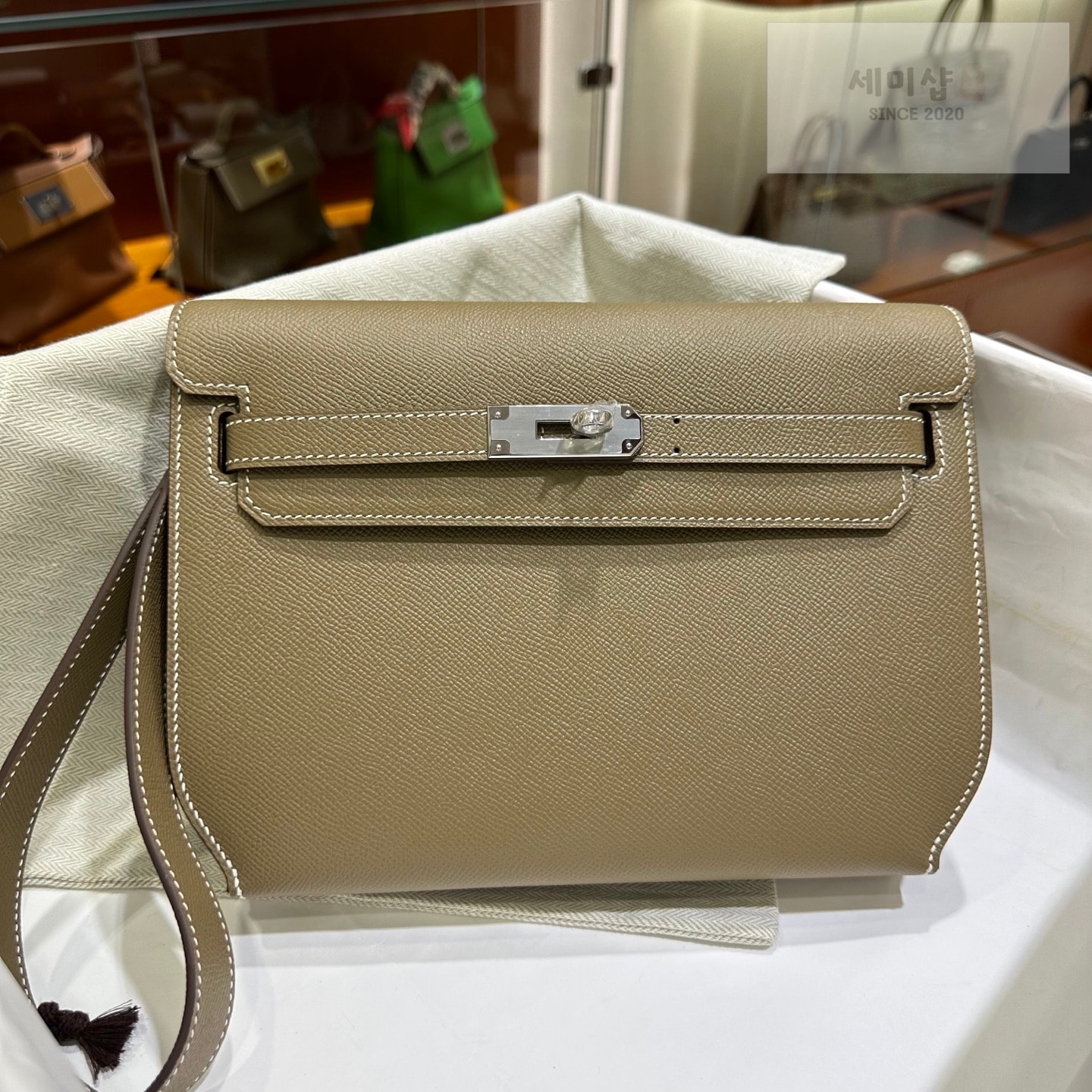 Hermes 에르메스 켈리 데페슈 25 파우치 에토프 Code 18 Bag 1번 이미지