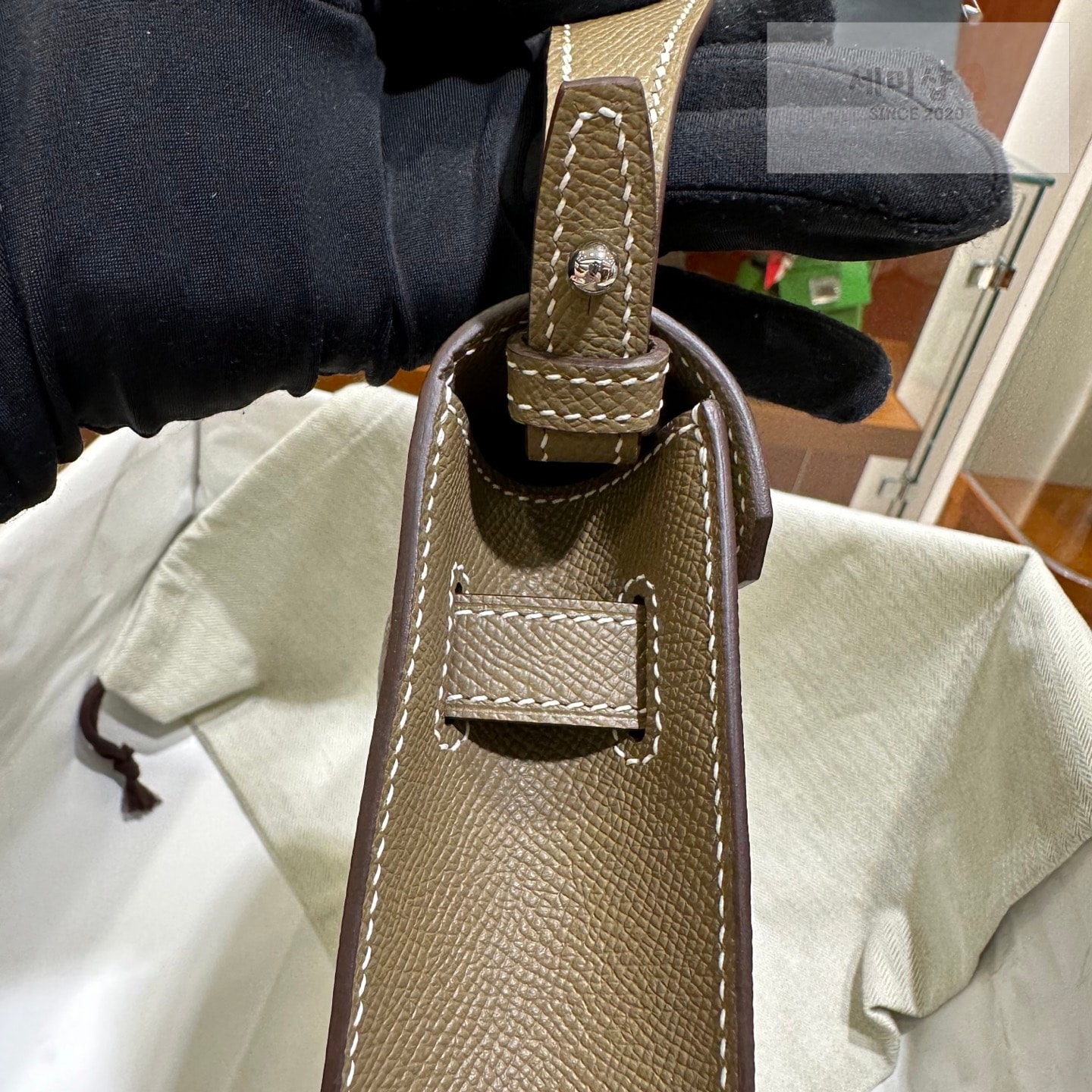 Hermes 에르메스 켈리 데페슈 25 파우치 에토프 Code 18 Bag 6번 이미지