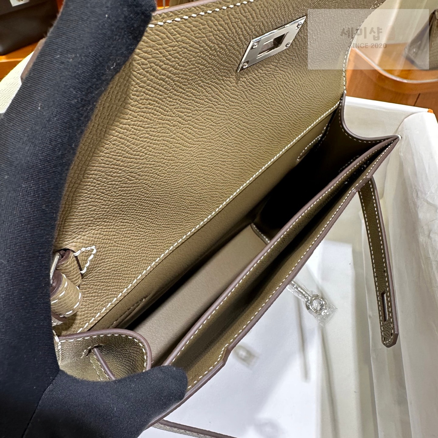 Hermes 에르메스 켈리 데페슈 25 파우치 에토프 Code 18 Bag 9번 이미지