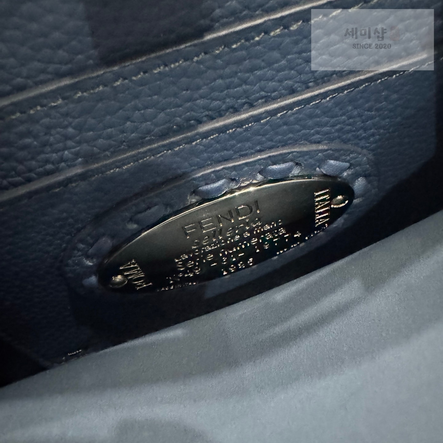 펜디 펜디 쁘띠 피카부 아이씨 유 블루 Bag 7번 이미지