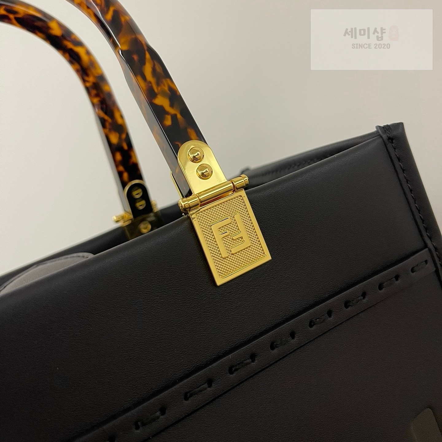 펜디 펜디 스몰 션샤인 쇼퍼백 블랙 Bag 5번 이미지