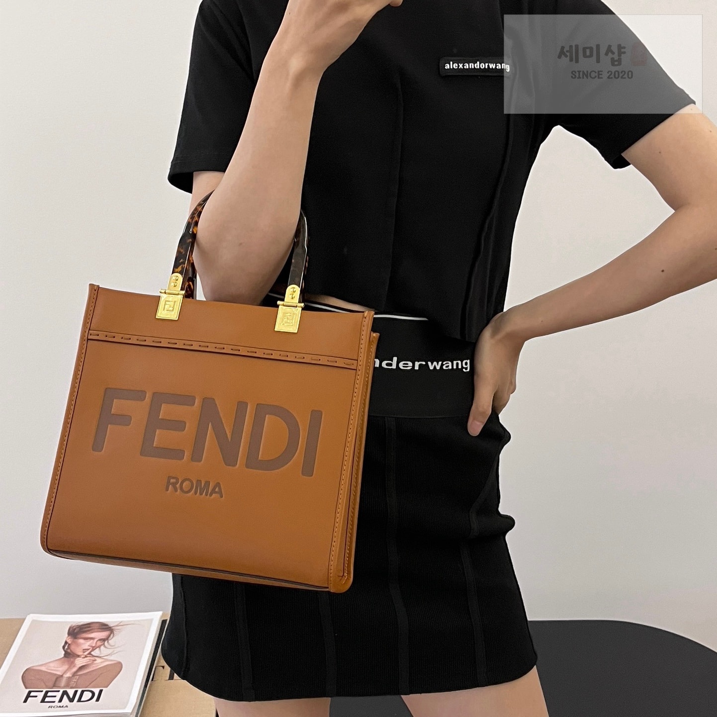 펜디 펜디 스몰 션샤인 쇼퍼백 Bag 9번 이미지