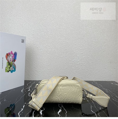 P R A D A 프라다 나파 가죽 멀티 포켓 숄더백 1BH198 5컬러 Bag 8번 이미지