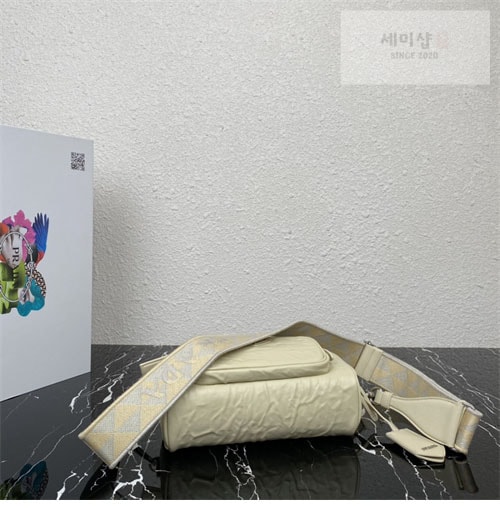 P R A D A 프라다 나파 가죽 멀티 포켓 숄더백 1BH198 5컬러 Bag 26번 이미지