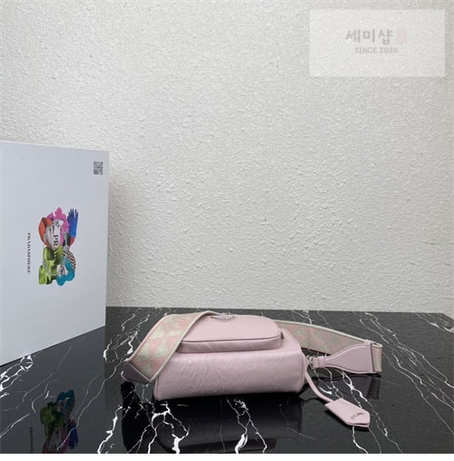 P R A D A 프라다 나파 가죽 멀티 포켓 숄더백 1BH198 5컬러 Bag 31번 이미지