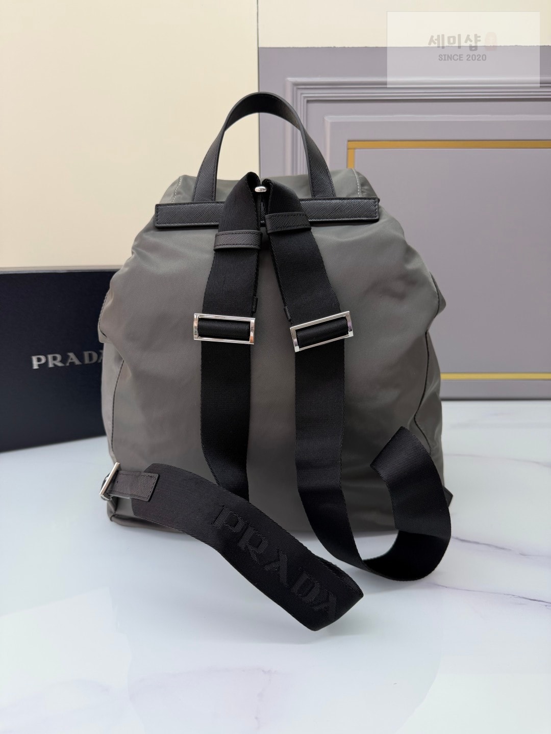 프라다 프라다 리나일론 백팩 그레이 Bag 2번 이미지