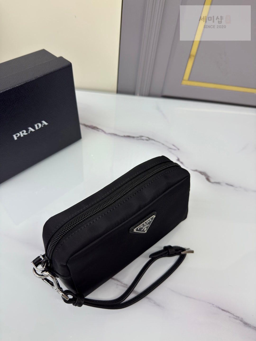 프라다 프라다 리나일론 스몰 파우치 블랙 Bag 7번 이미지