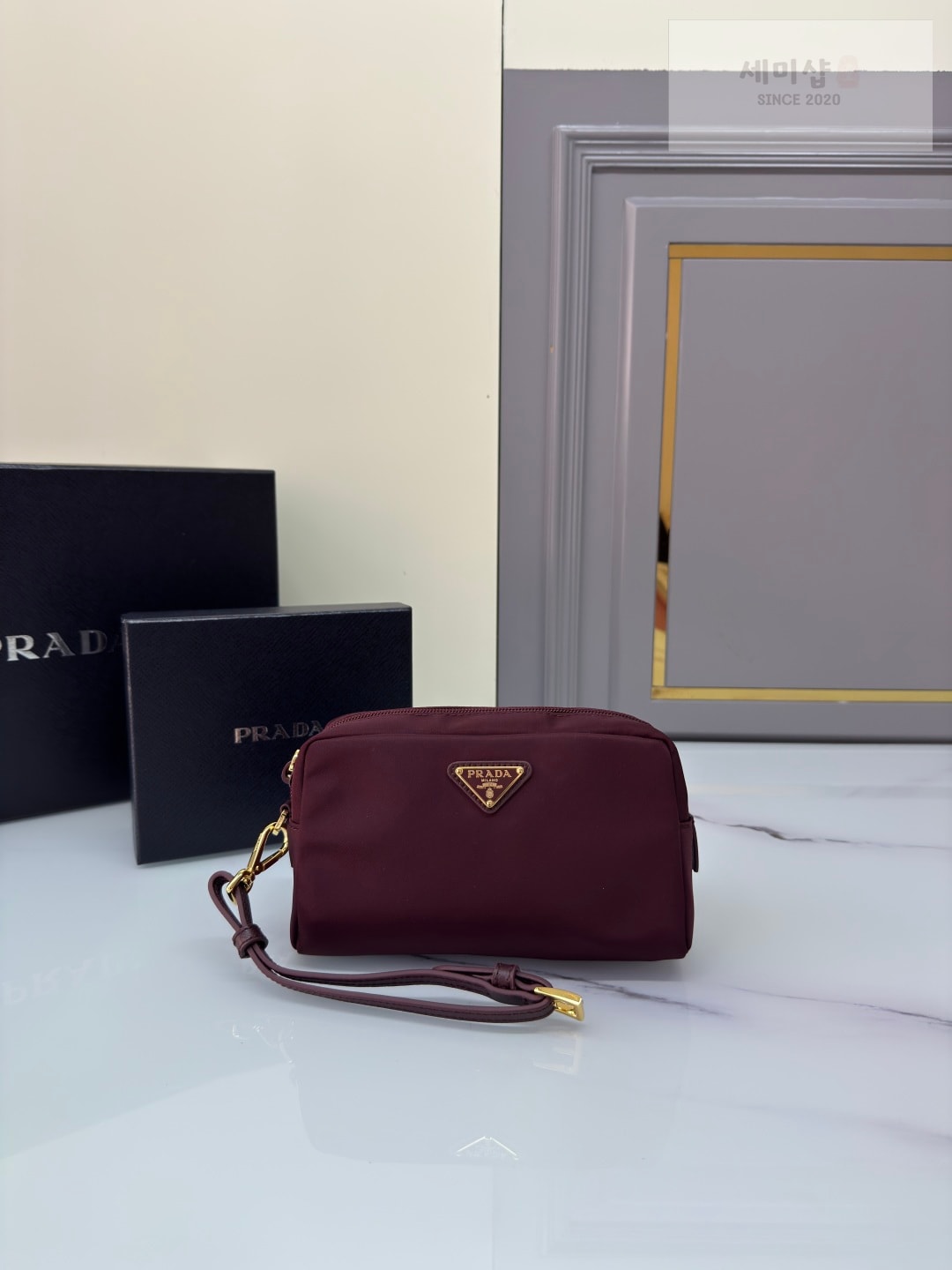 프라다 프라다 리나일론 스몰 파우치 블랙 Bag 10번 이미지