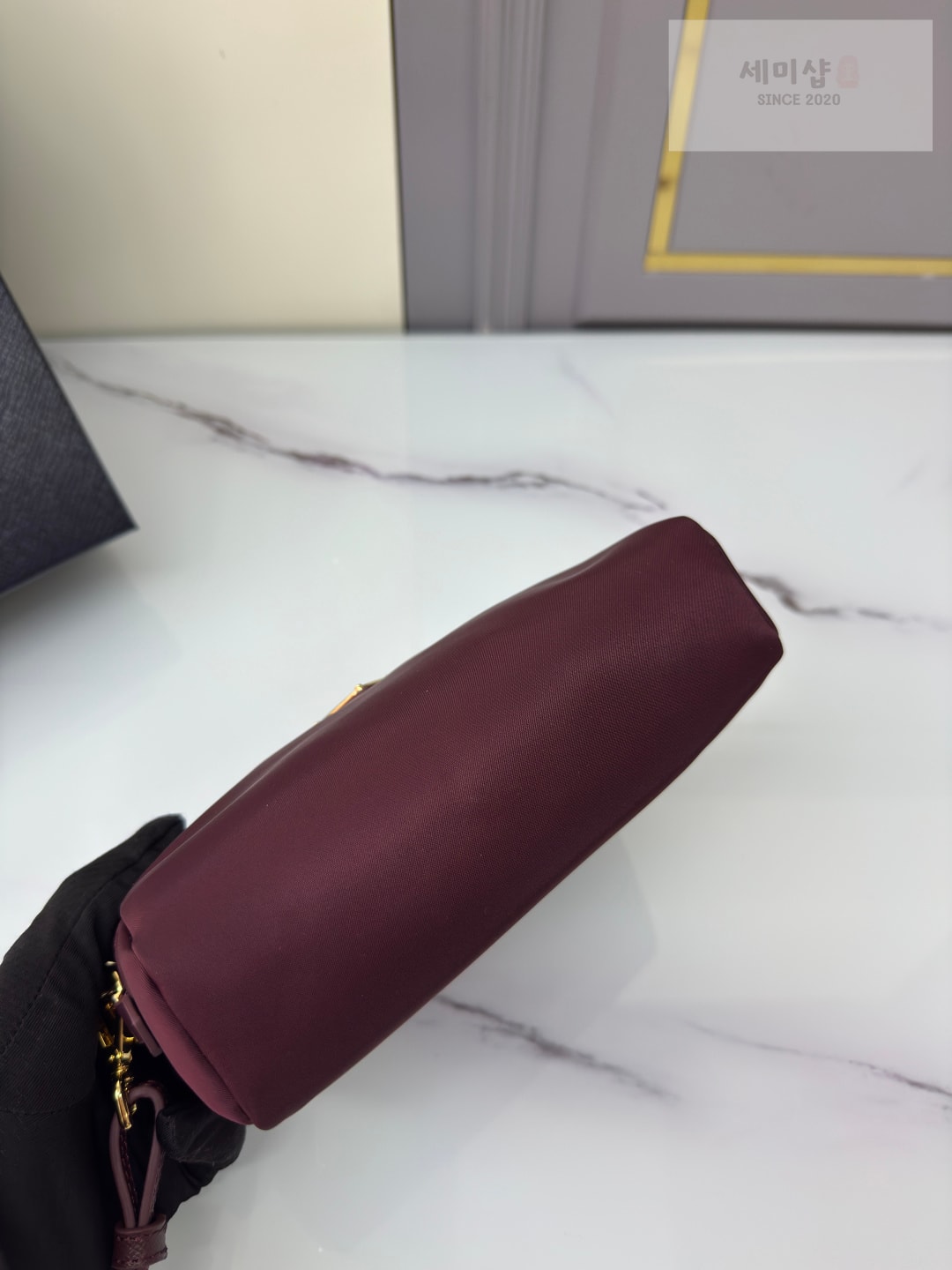 프라다 프라다 리나일론 스몰 파우치 블랙 Bag 13번 이미지