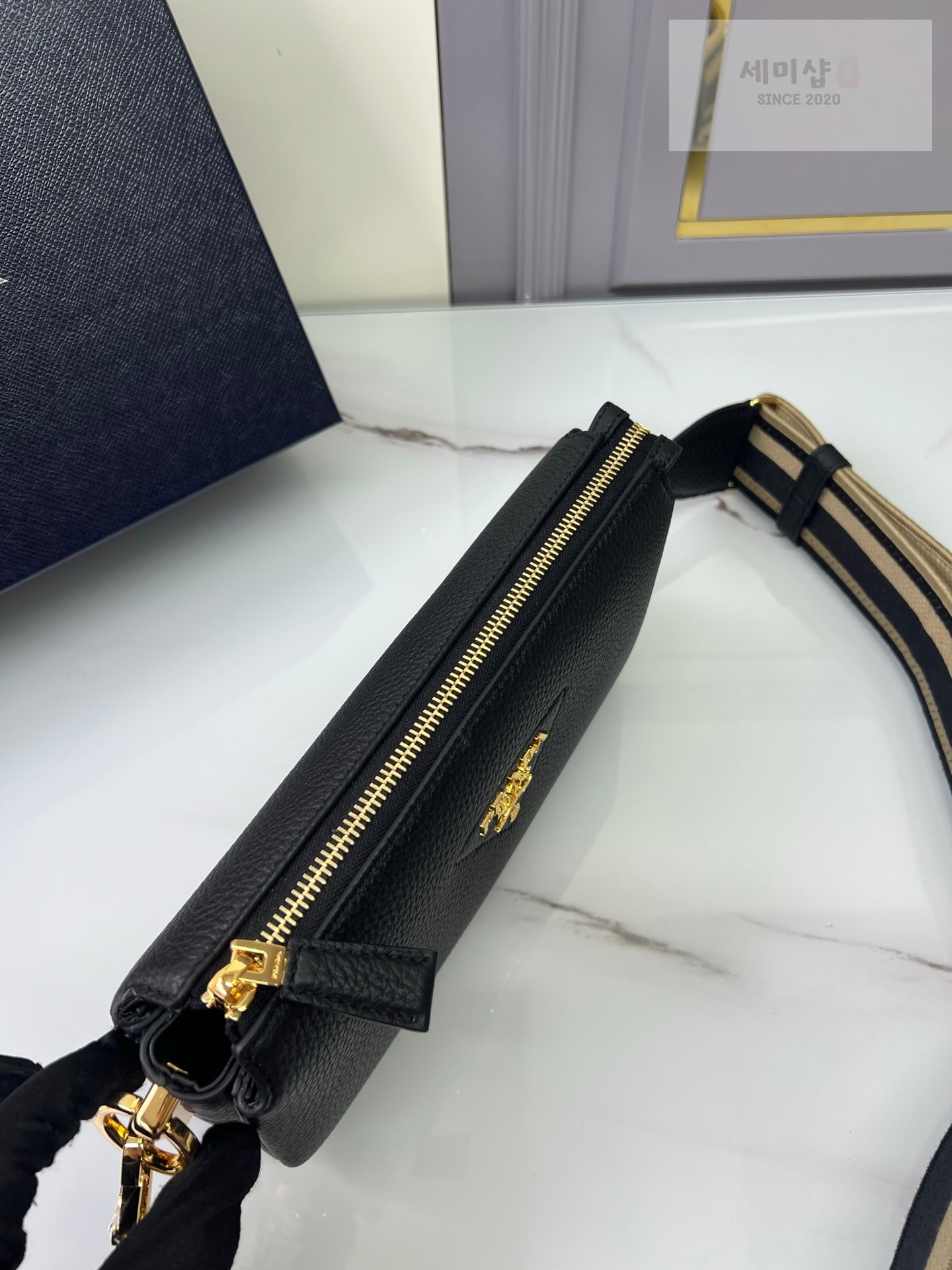 프라다 프라다 비텔로 다이노 숄더백 네로(블랙) Bag 6번 이미지