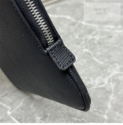 P R A D A 프라다 삼각 로고 사피아노 파우치 클러치백 Bag 10번 이미지