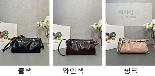 P R A D A 프라다 소프트 룩스 핸드백 스몰 1BH215 Bag 12번 이미지