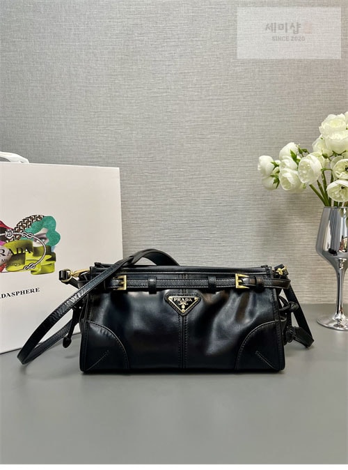 P R A D A 프라다 소프트 룩스 핸드백 스몰 1BH215 Bag 18번 이미지