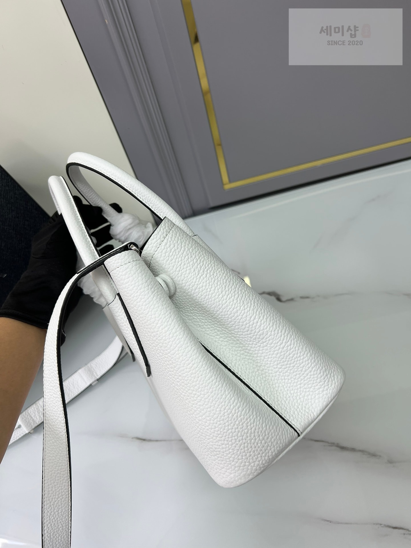 프라다 프라다 스몰 더블백 네로(블랙) Bag 18번 이미지