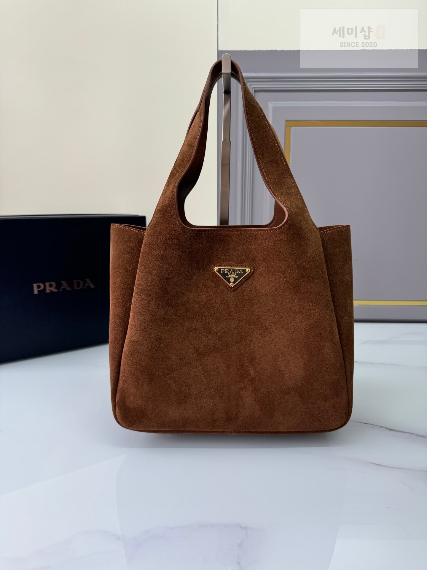 프라다 프라다 스웨이드 토트백 스웨이드 Bag 1번 이미지