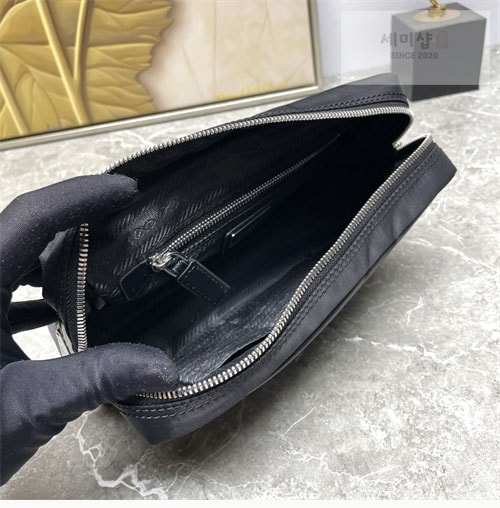 P R A D A 프라다 자카드 클러치백 Bag 3번 이미지