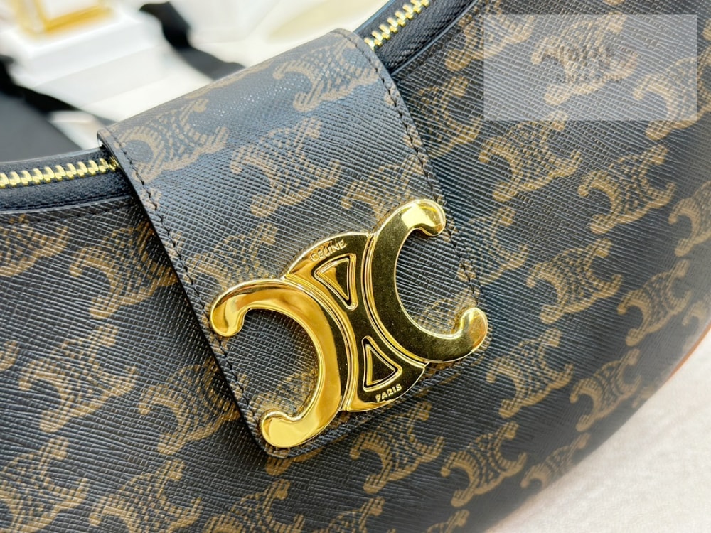 C E L I N E Celine Ava Triomphe Bag Soft Calfskin Bag 5번 이미지