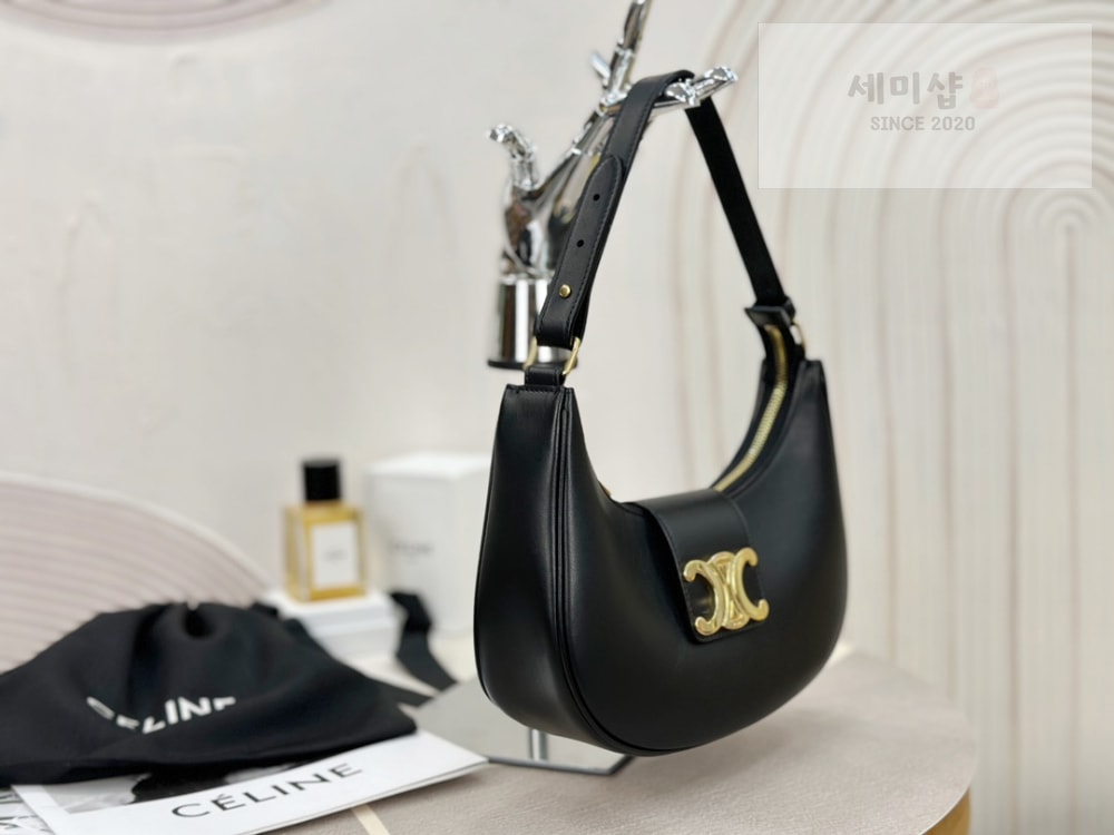 C E L I N E Celine Ava Triomphe Bag Soft Calfskin Bag 3번 이미지