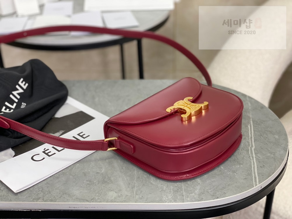 C E L I N E Celine Besace Clea Calfskin Bag 5번 이미지