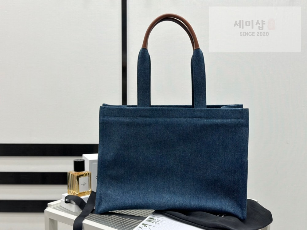 C E L I N E Celine Cabas Blue Denim Bag 2번 이미지