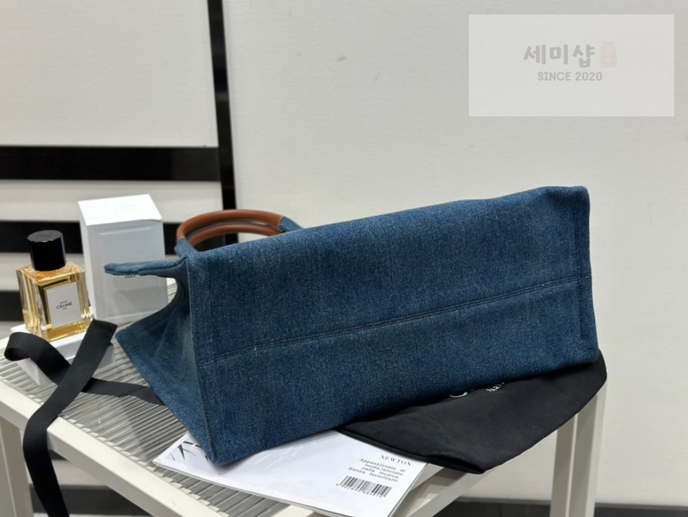C E L I N E Celine Cabas Blue Denim Bag 5번 이미지
