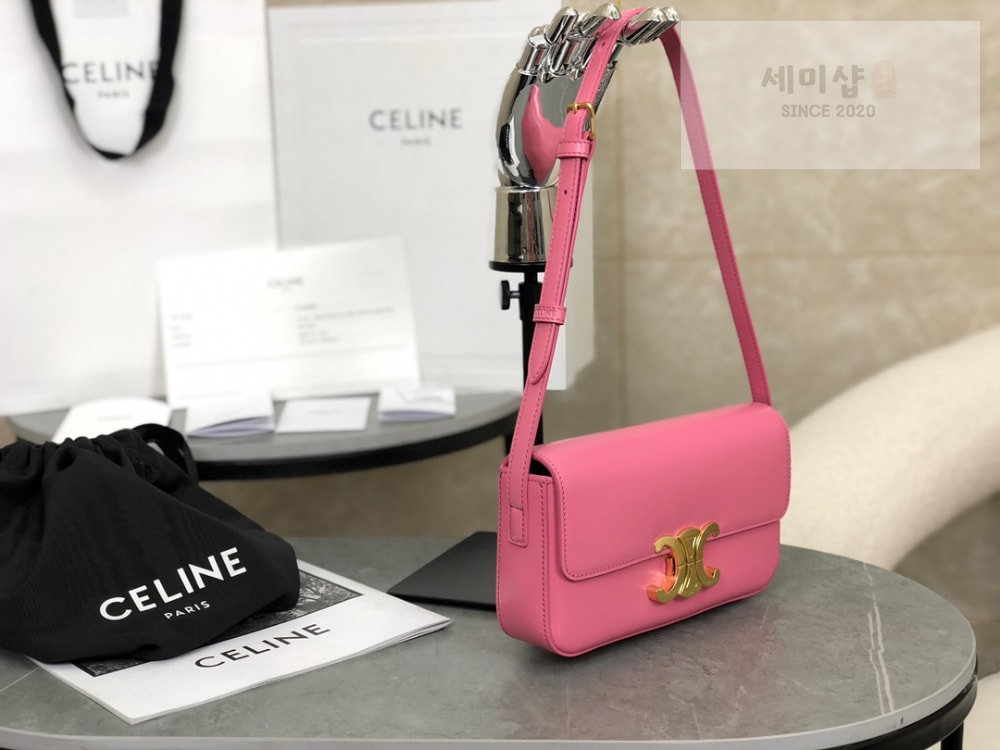 C E L I N E Celine Claude Triomphe Shoulder Bag Calfskin Bag 3번 이미지