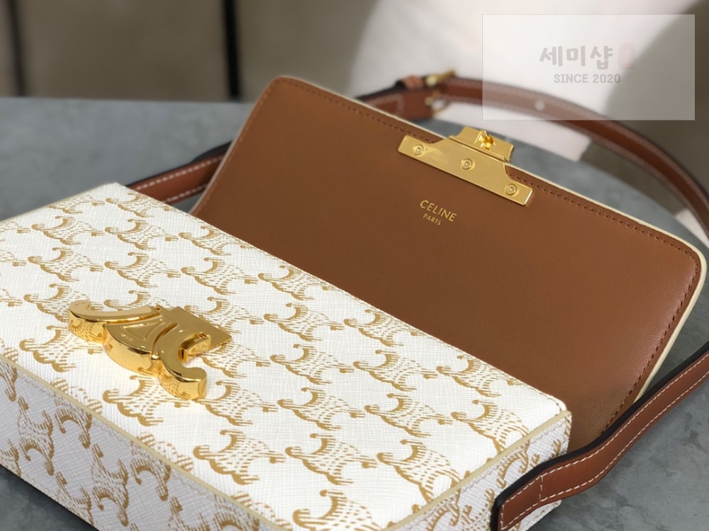 C E L I N E Celine Claude Triomphe Shoulder Bag Calfskin Bag 7번 이미지