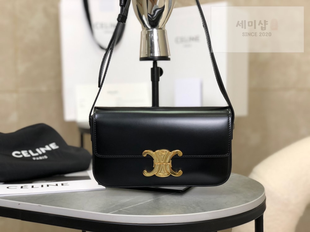 C E L I N E Celine Claude Triomphe Shoulder Bag Calfskin Bag 1번 이미지