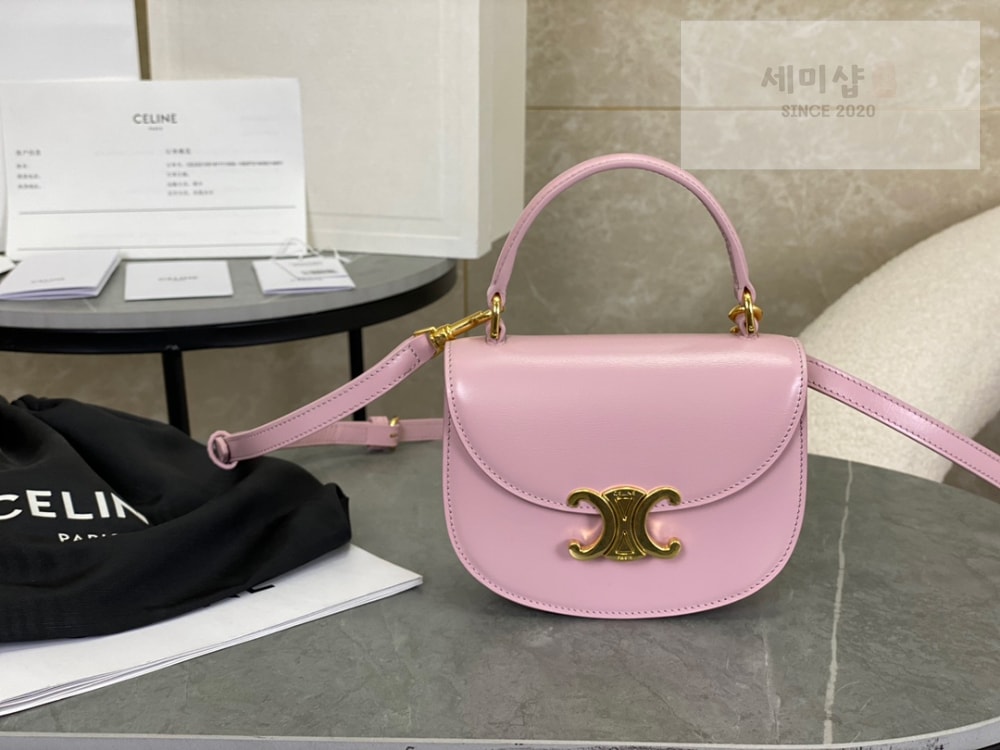 C E L I N E Celine Mini Clea Vesace Calfskin Bag 1번 이미지